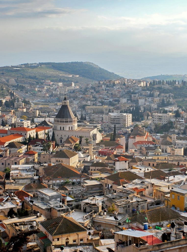 Cityscape of Market Neighborhood in Old Nazareth. Photo: Osama Damon.