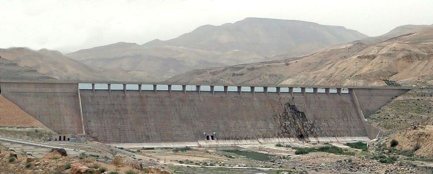 Al Mujib Dam, Jordan. Photo: Bernard Gagnon.