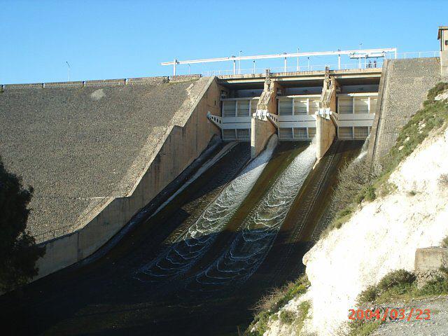 Al Rastan Dam, the Asi River.