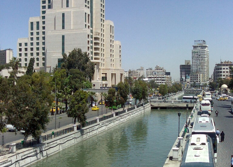 Barada river, Damascus, Water quality in Syria