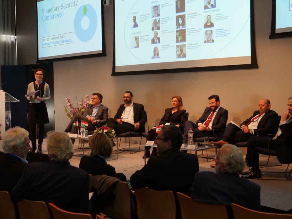 Panel discussion at the Planetary Security Conference 2019