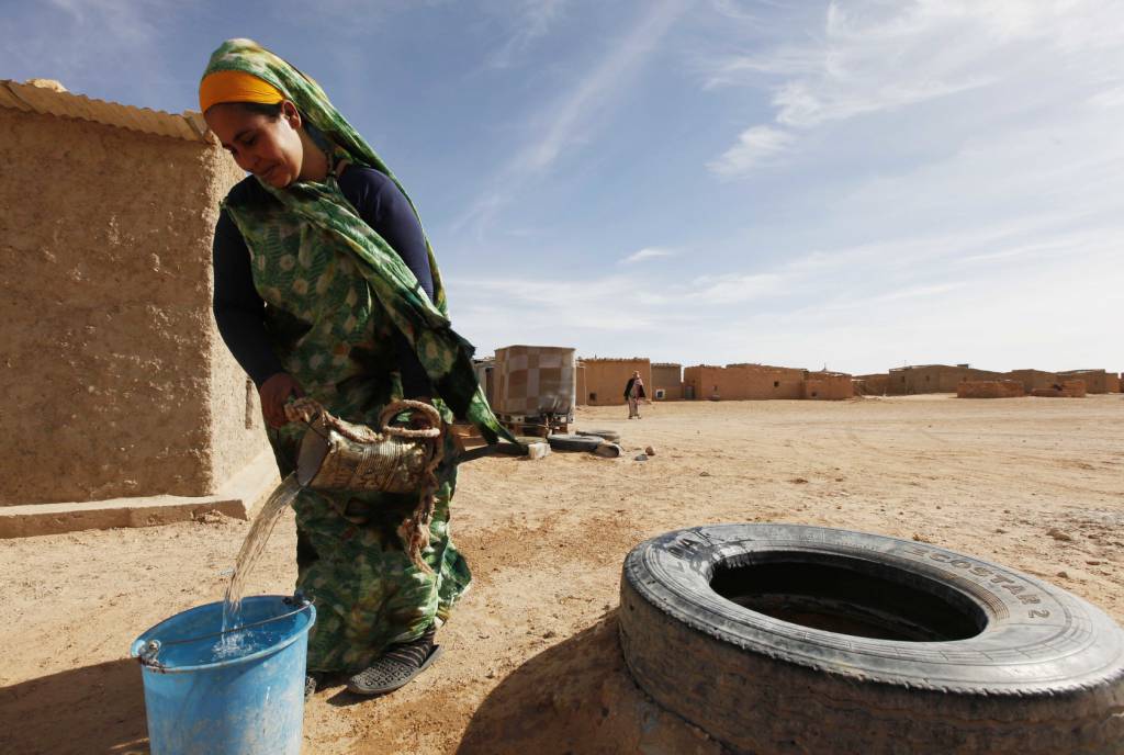 Camp Tindouf in Algeria Water use in Algeria