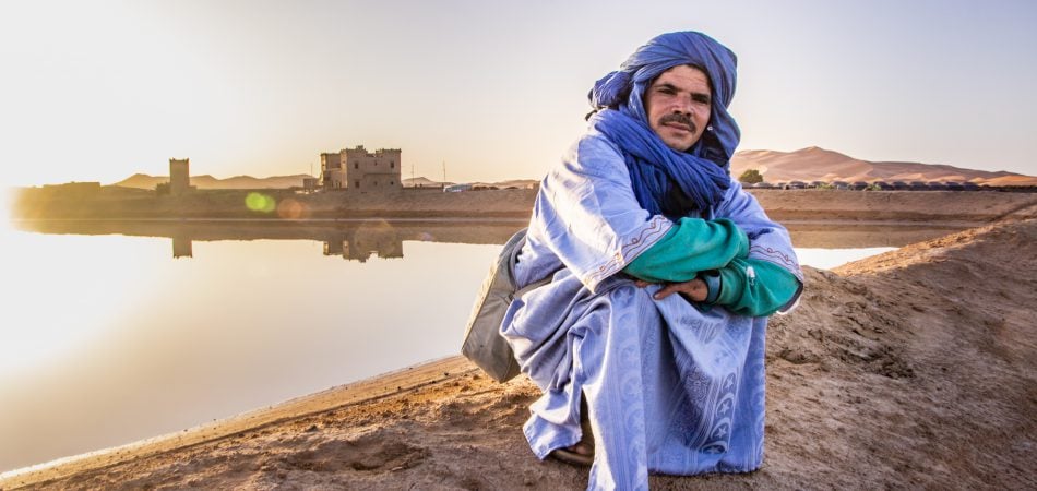 lake of Merzouga, Morocco - water in Morocco