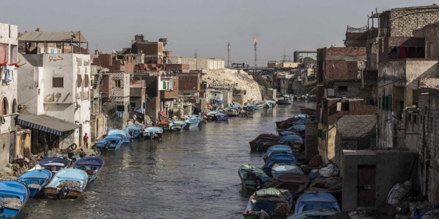 تلوث المياه في مصر
