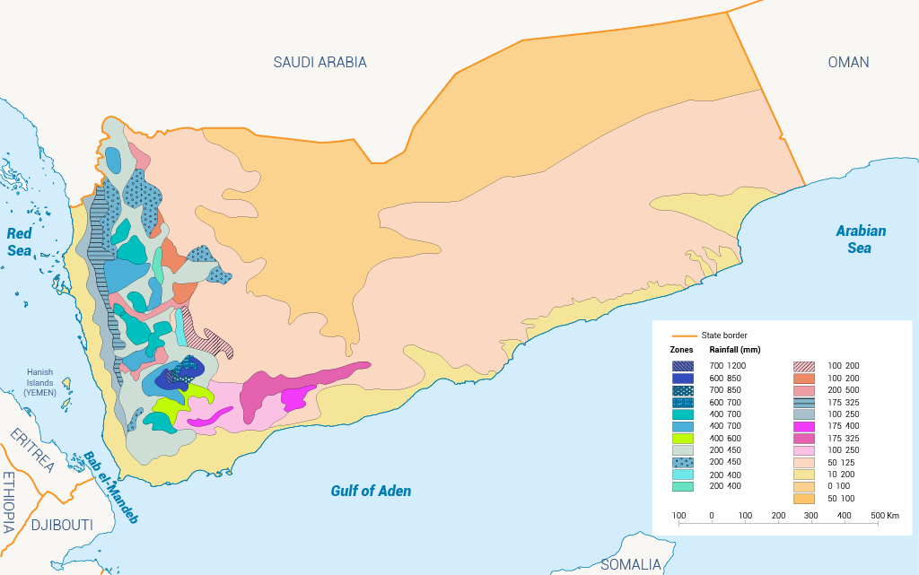 Rainfall in Yemen