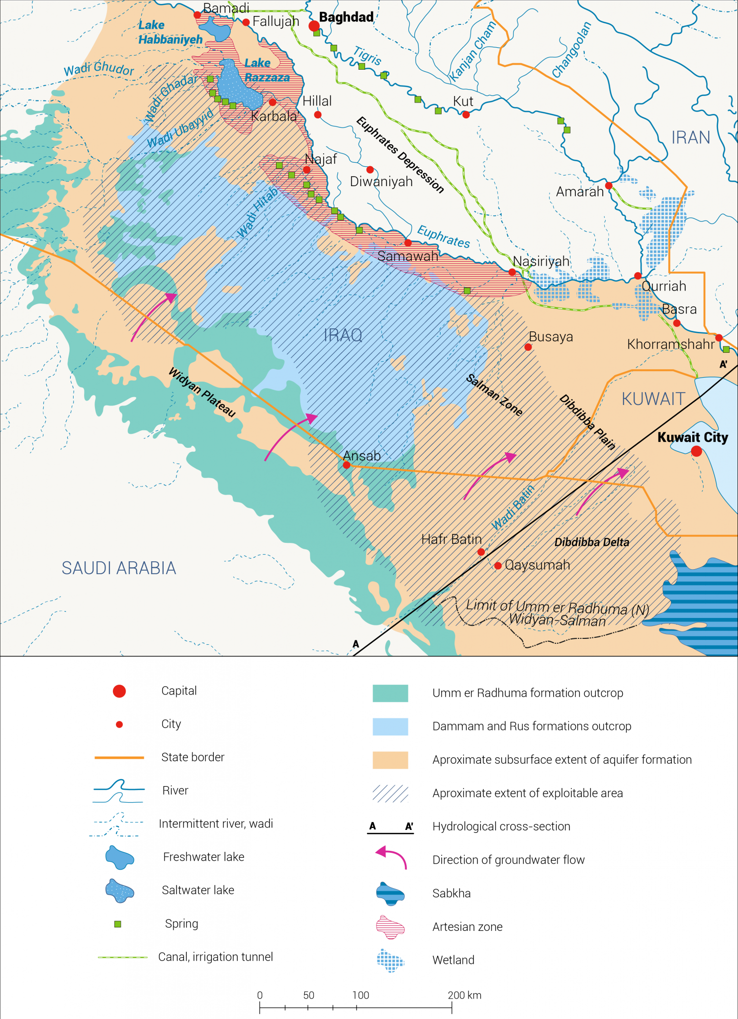 Shared Water Resources in Kuwait - Fanack Water