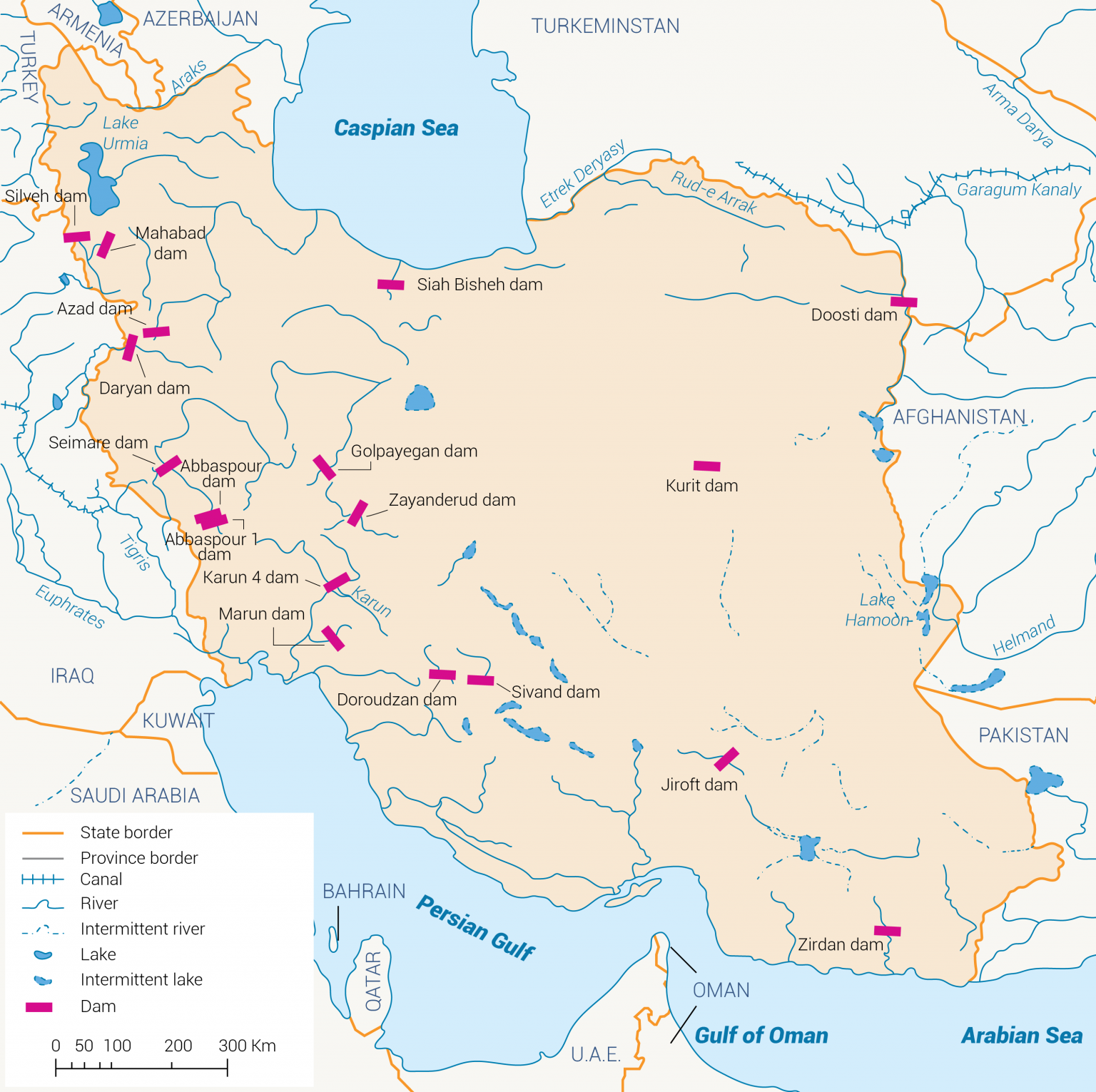 Water Infrastructure in Iran - Fanack Water