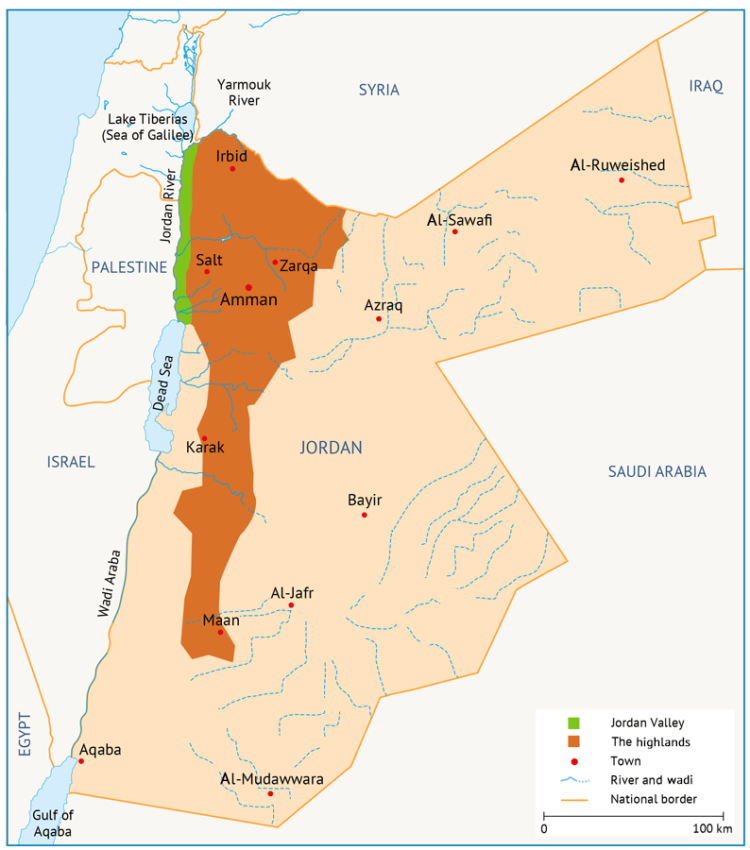 الزراعة في الأردن - استهلاك المياه في الأردن