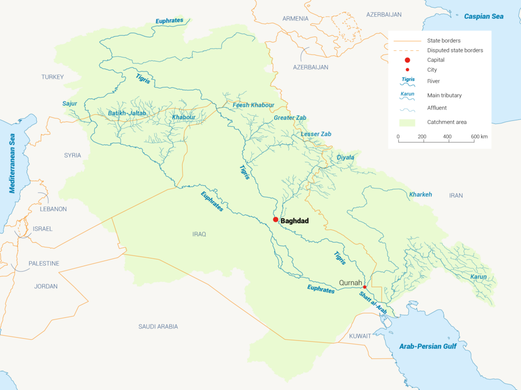 نهرا دجلة والفرات في العراق: بلاد الرافدين عُرضةٌ للخطر