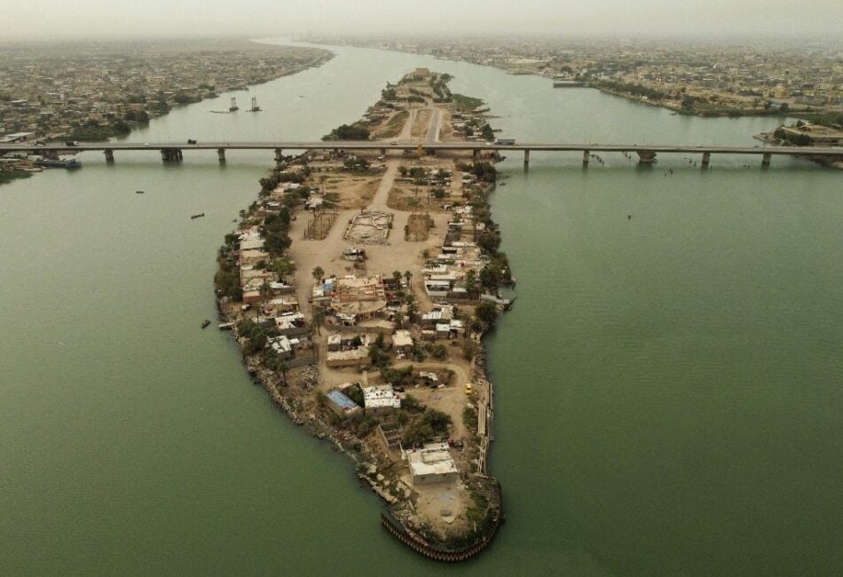 Euphrates and Tigris rivers, in Iraq