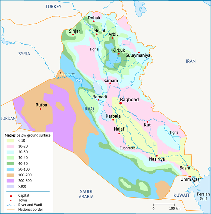 المياه الجوفية في العراق - جودة المياه في العراق