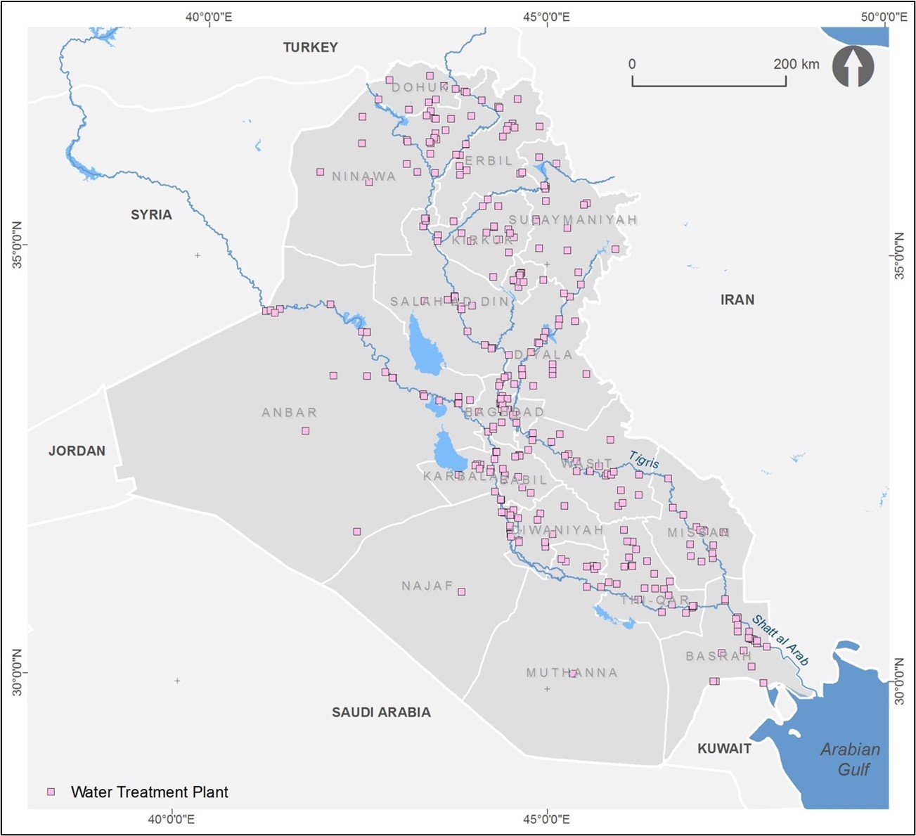 Water treatment plants in Iraq